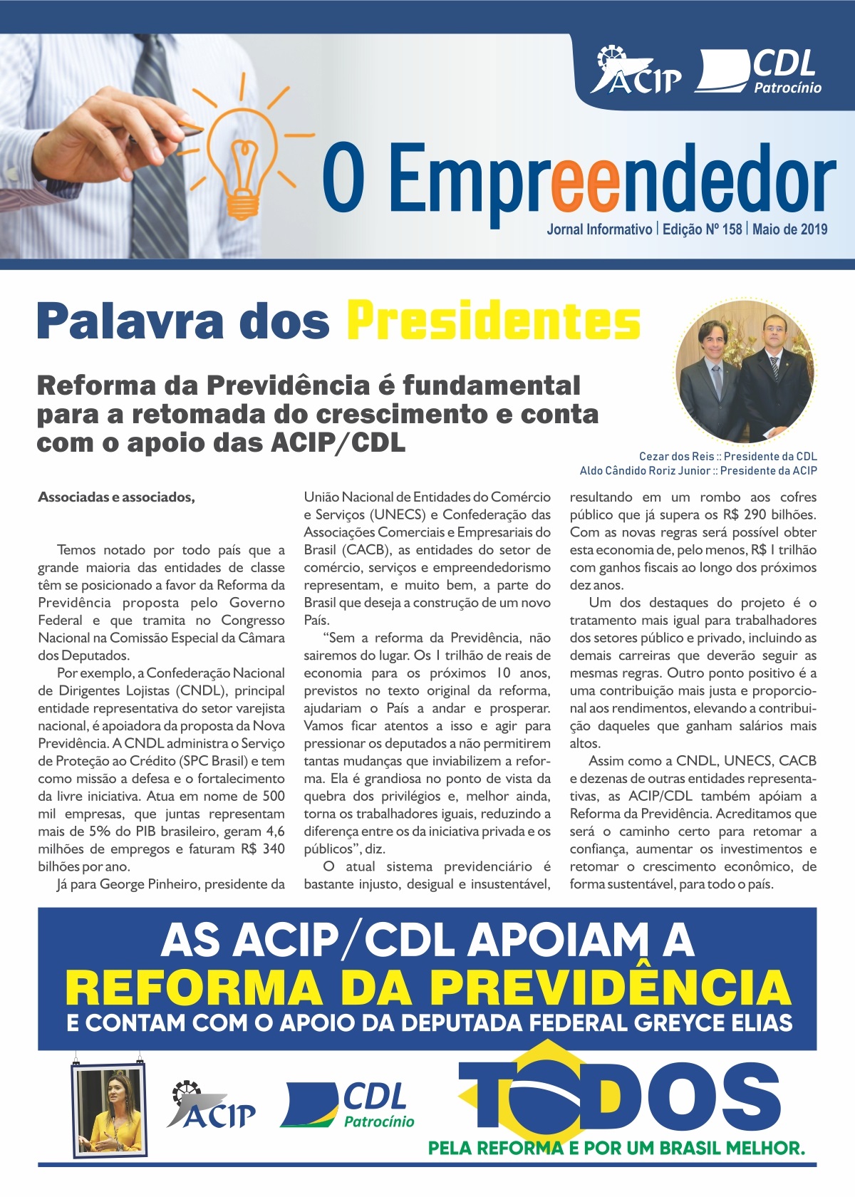 ACIP-CDL O-EMPREENDEDOR MAIO-2019 pag1