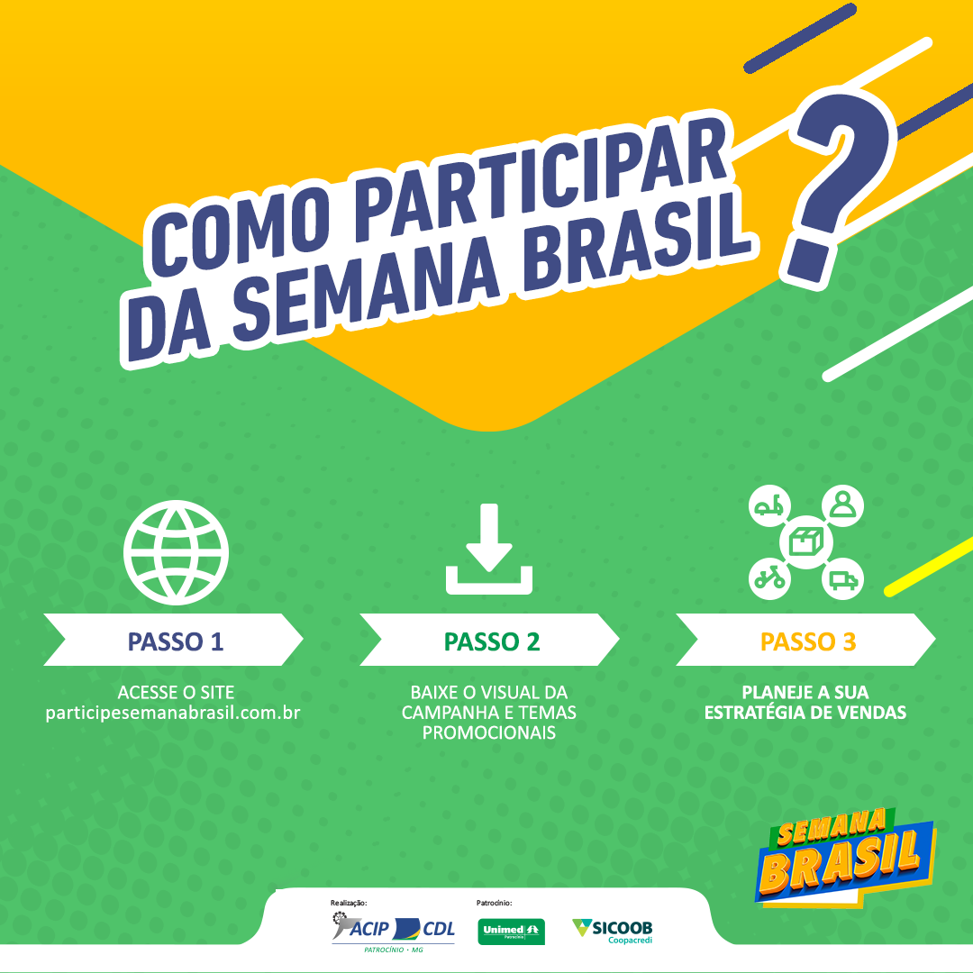 Insta -  PASSO A PASSO SEMANA BRASIL